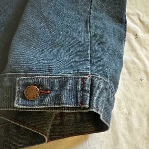 Blue Lightweight NWOT/ Unisex Jean Jacket Vest - Picture 9 of 12